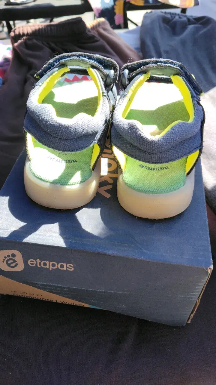 Sandalias para niño Colloky azul con diseño divertido - 4