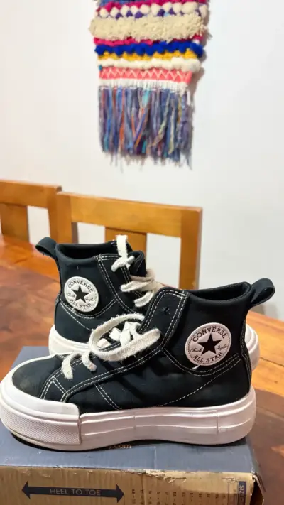 Zapatillas Converse All Star negras de lona - miniatura 1