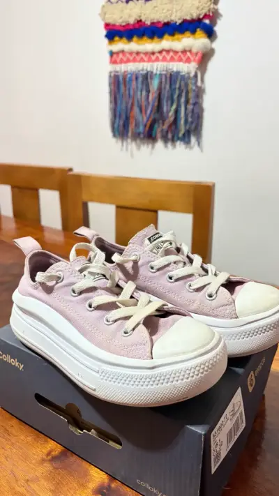 Zapatillas converse talla 32 color lila - miniatura 1