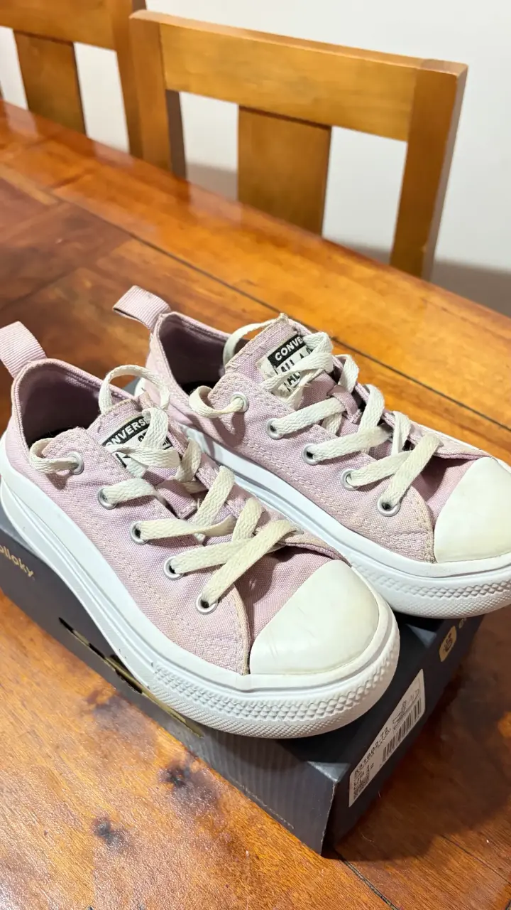 Zapatillas converse talla 32 color lila - 2