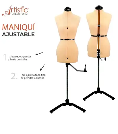 Maniquí XS Ajustable para Costura - miniatura 2