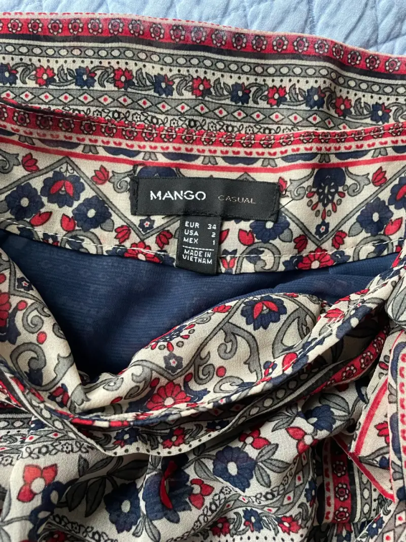 Falda estampada floral Mango talla 34 - 1