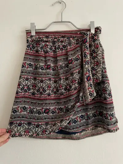 Falda estampada floral Mango talla 34 - miniatura 4