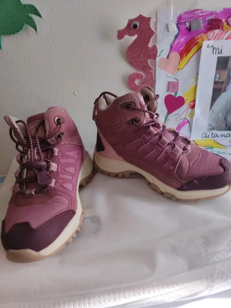 Botas para niñas color rosa y magenta - 2