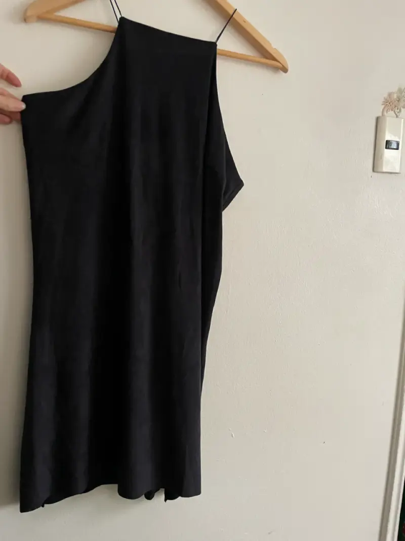 Vestido negro elegante Liola talla 42 - 6
