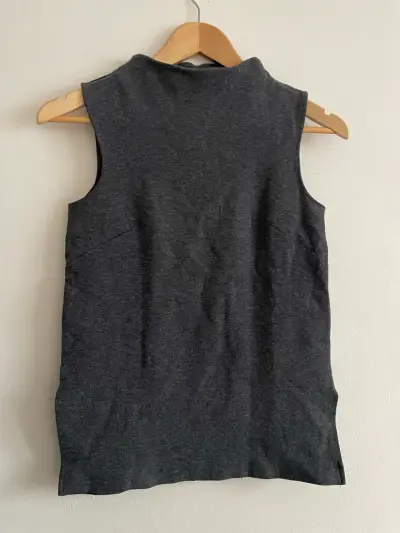 Chaleco sin mangas gris H&M talla XS - miniatura 1
