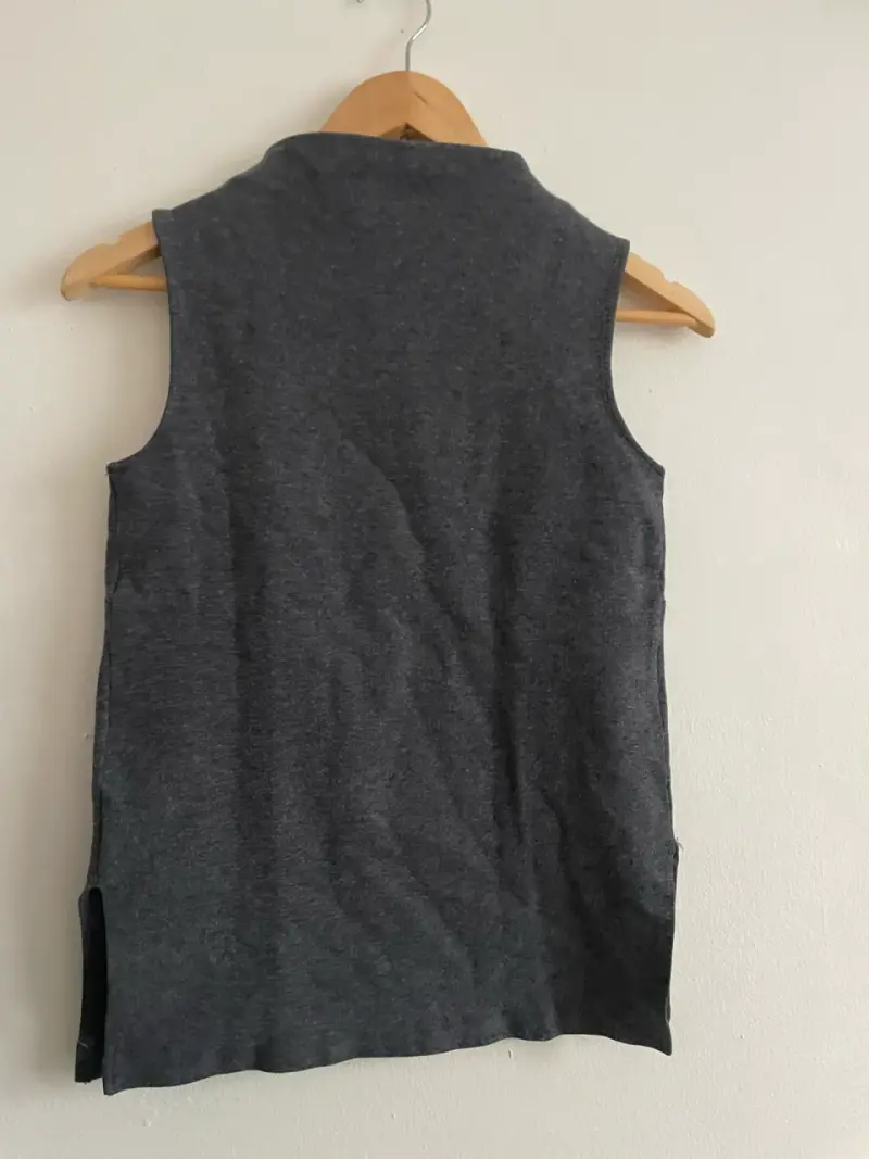 Chaleco sin mangas gris H&M talla XS - 2