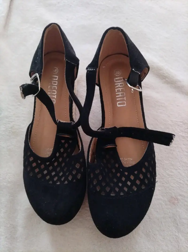 Zapatos de plataforma negros para mujer marca Ocreato - 1