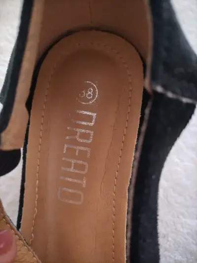 Zapatos de plataforma negros para mujer marca Ocreato - miniatura 4