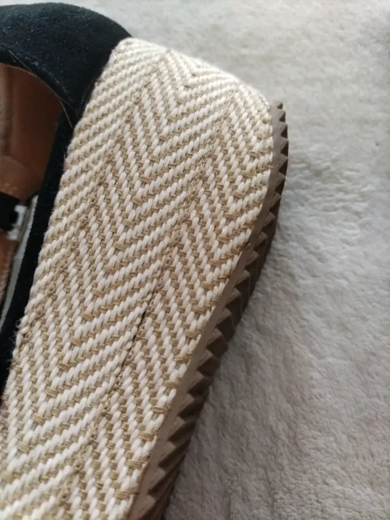 Zapatos de plataforma negros para mujer marca Ocreato - 5