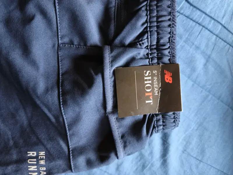 Shorts deportivos New Balance azul y verde - 6