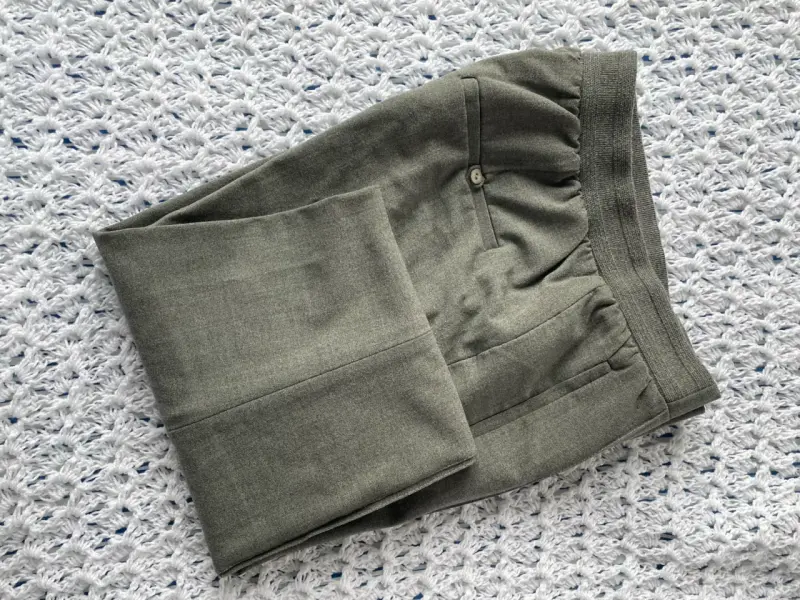 Pantalones de vestir gris para mujer - 1