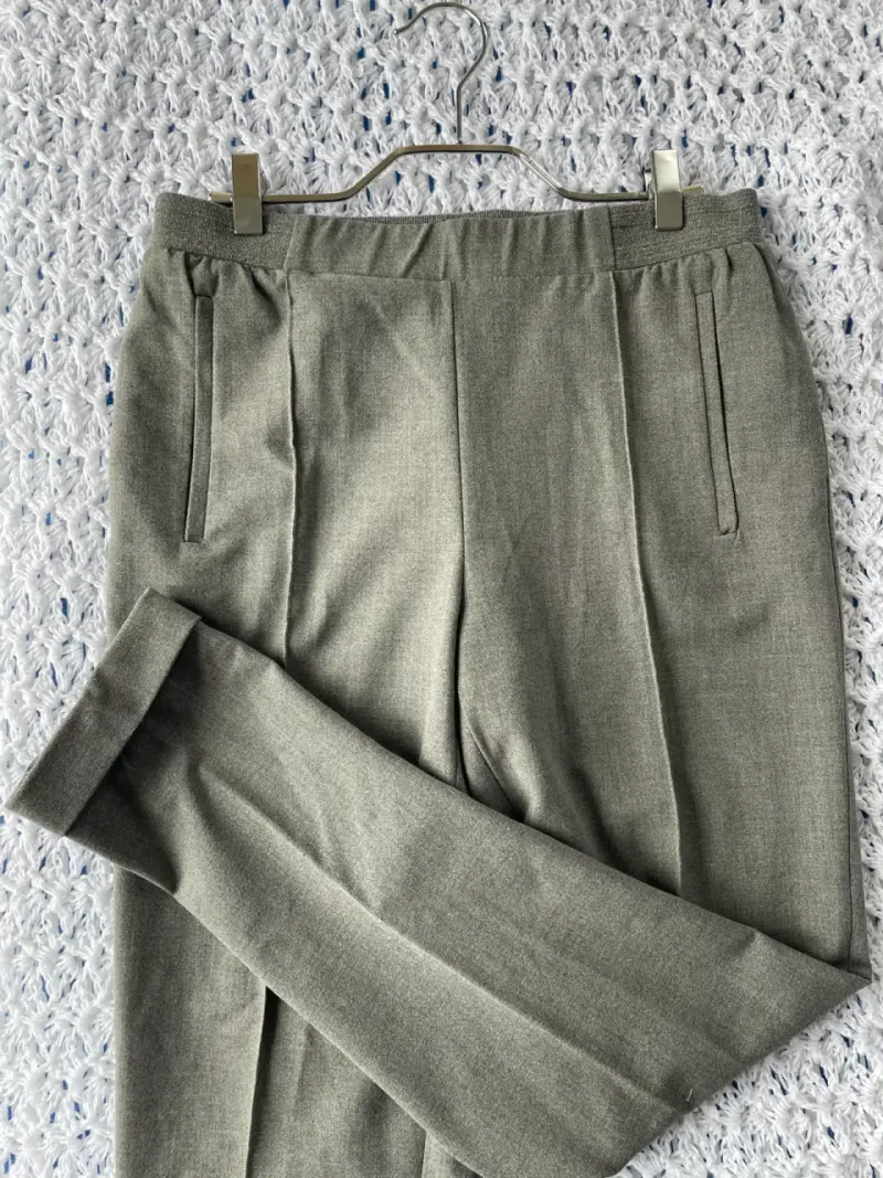 Pantalones de vestir gris para mujer - 3