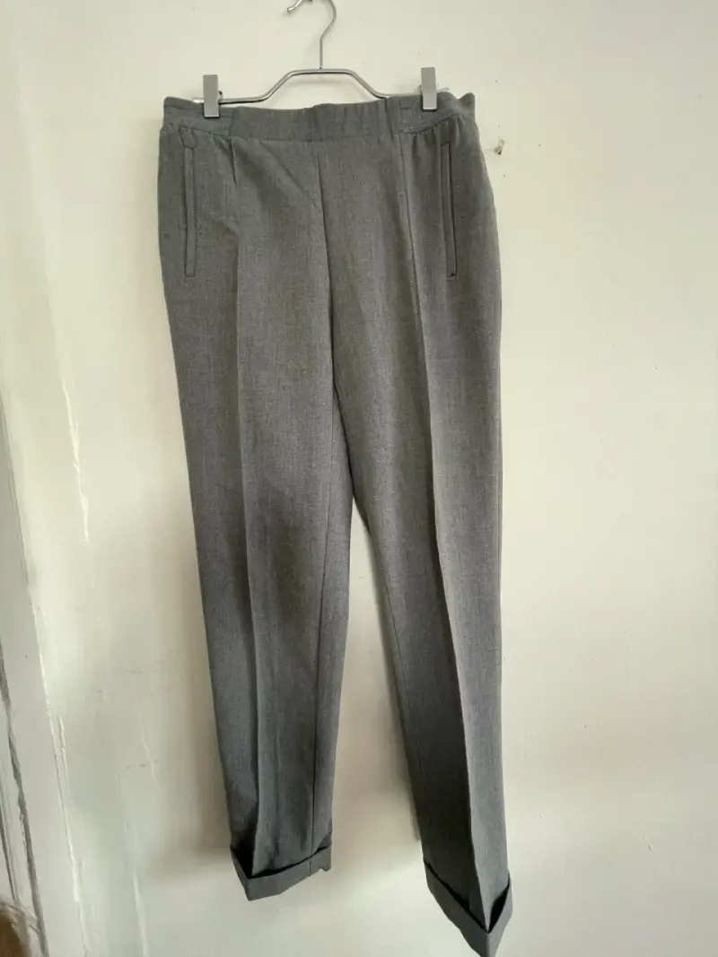 Pantalones de vestir gris para mujer - 6