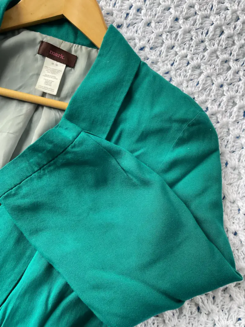 Blazer verde turquesa para mujer marca Mark - 4