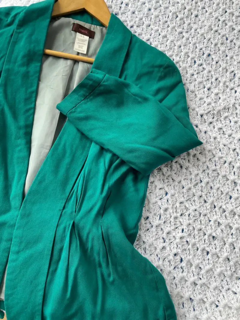 Blazer verde turquesa para mujer marca Mark - 5