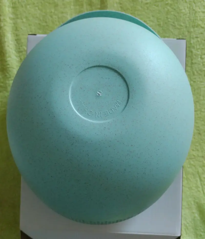 Bowl colador verde de trigo y plástico - 3