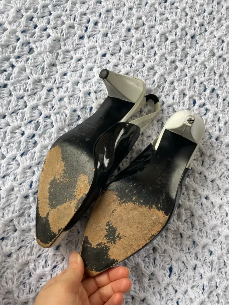 Zapatos de tacón Badan en blanco y negro - 3