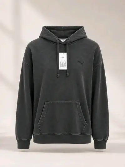 Polerón con capucha negro Puma para hombre - miniatura 1