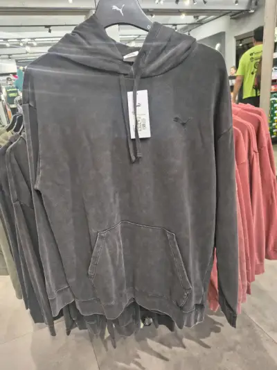 Polerón con capucha negro Puma para hombre - miniatura 2