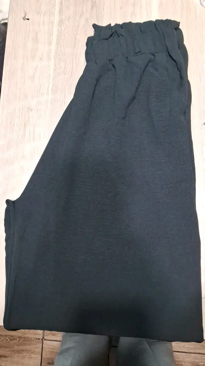 Pantalones negros de tiro alto para mujer - 2