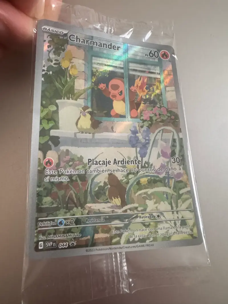Carta Pokémon Charmander Básico en Bolsa - 2