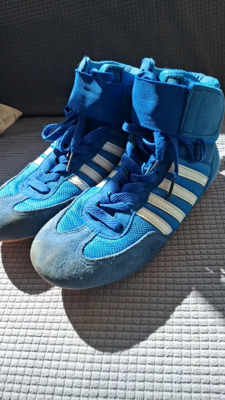 Zapatillas de boxeo azules Hong Gang - 1