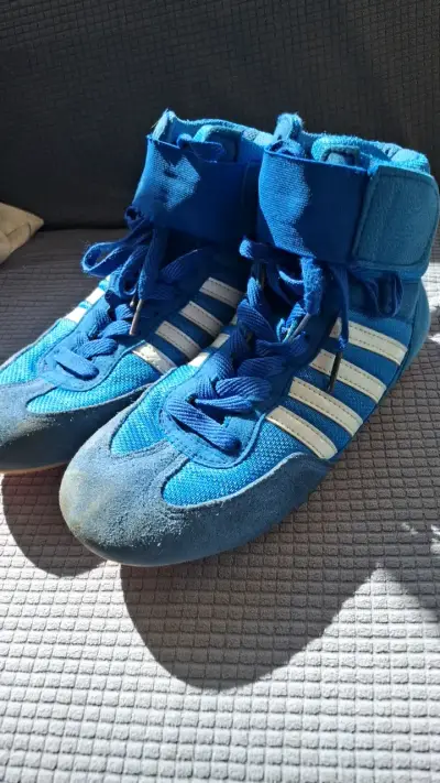 Zapatillas de boxeo azules Hong Gang - miniatura 1