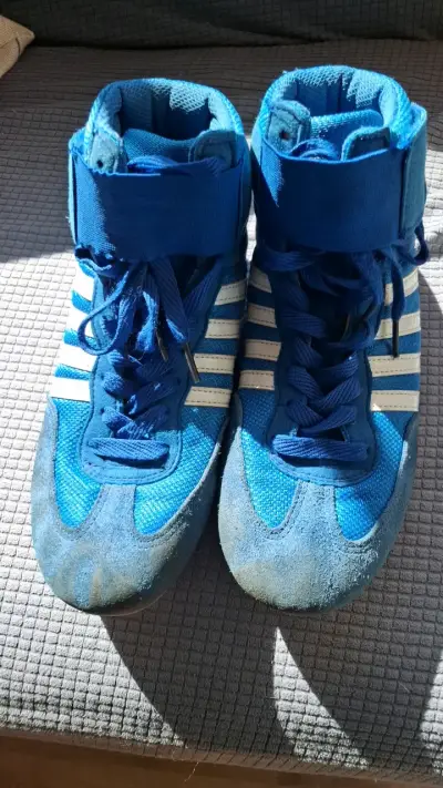 Zapatillas de boxeo azules Hong Gang - miniatura 2