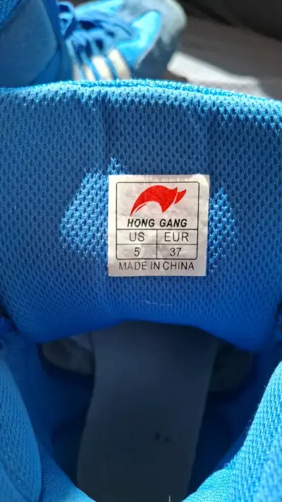 Zapatillas de boxeo azules Hong Gang - miniatura 4