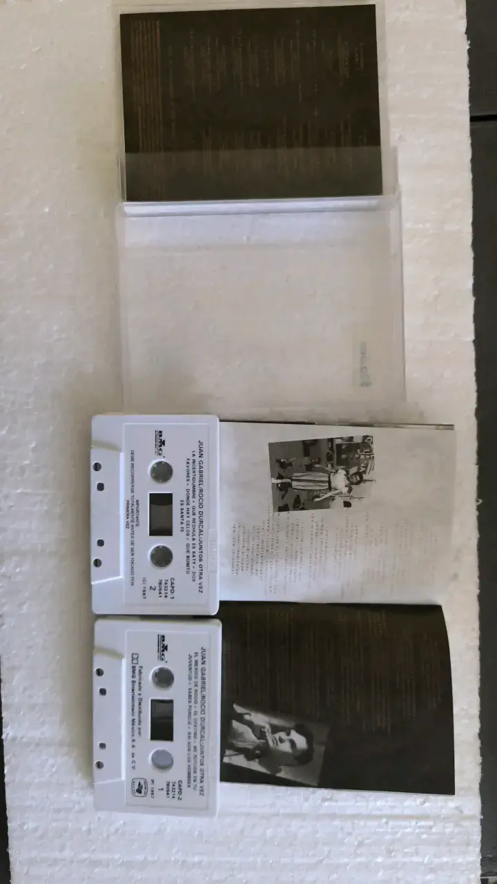 Cassette Juntos Otra Vez de Juan Gabriel y Rocío Dúrcal - 3