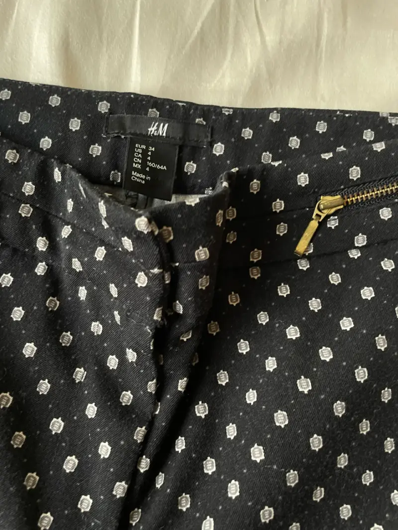 Pantalones estampados para mujer Zara y  H&M - 4