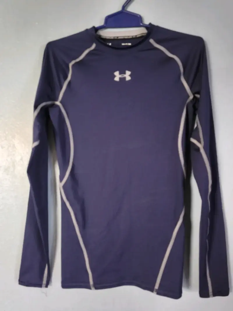 Polera de compresión Under Armour HeatGear azul - 1