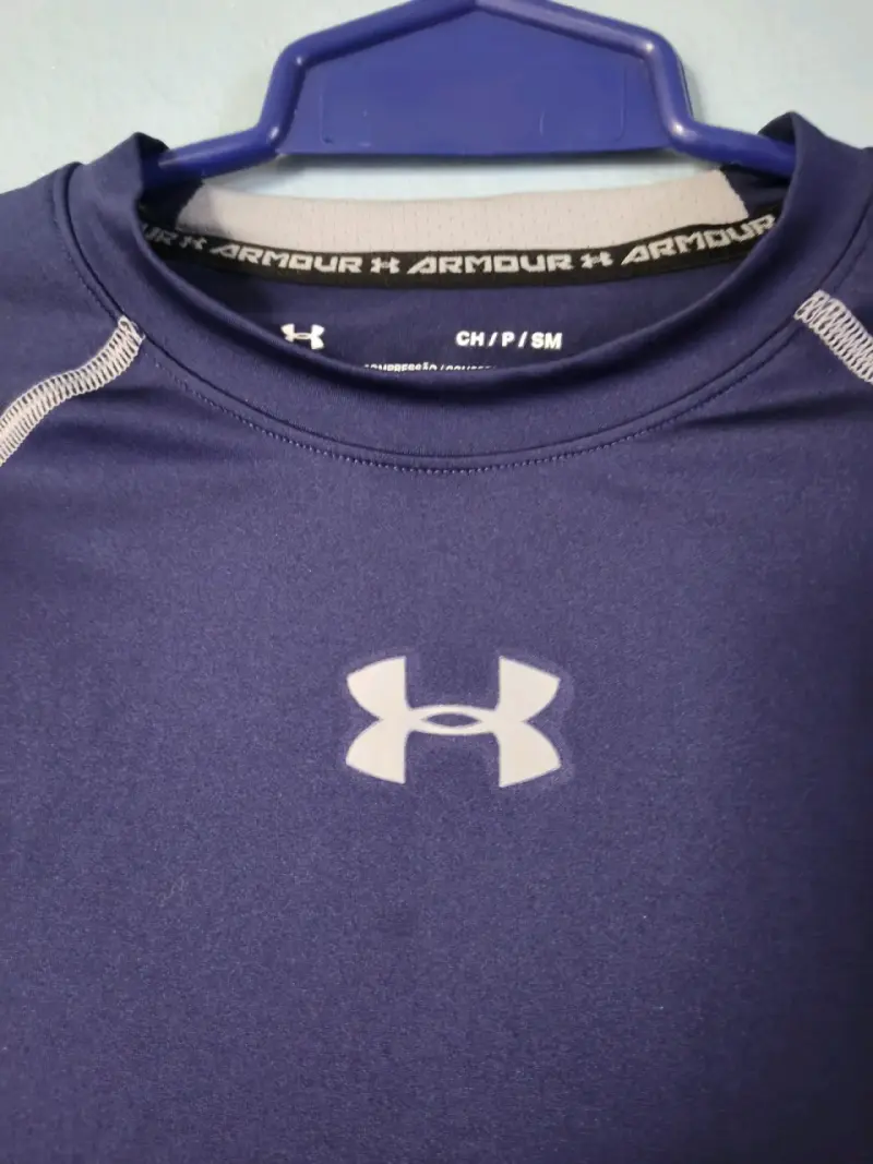 Polera de compresión Under Armour HeatGear azul - 2