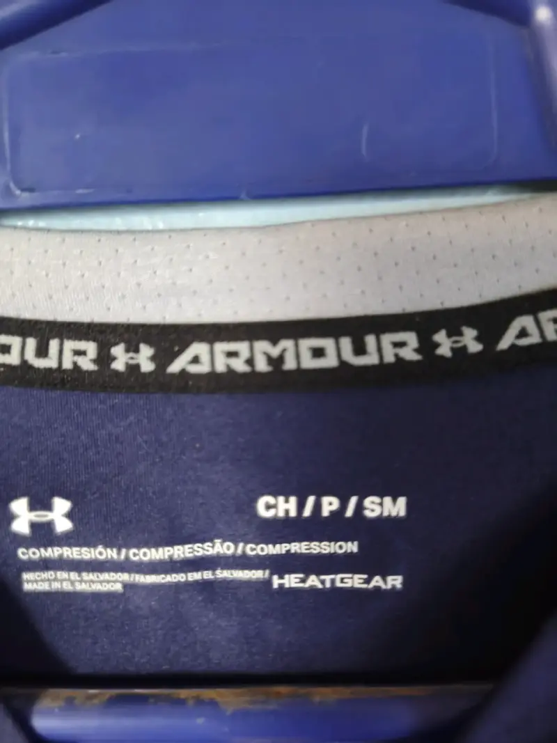 Polera de compresión Under Armour HeatGear azul - 5