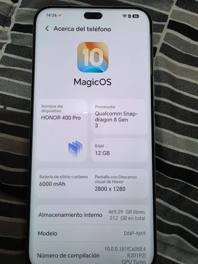 Smartphone Honor 400 Pro con accesorios - miniatura 3