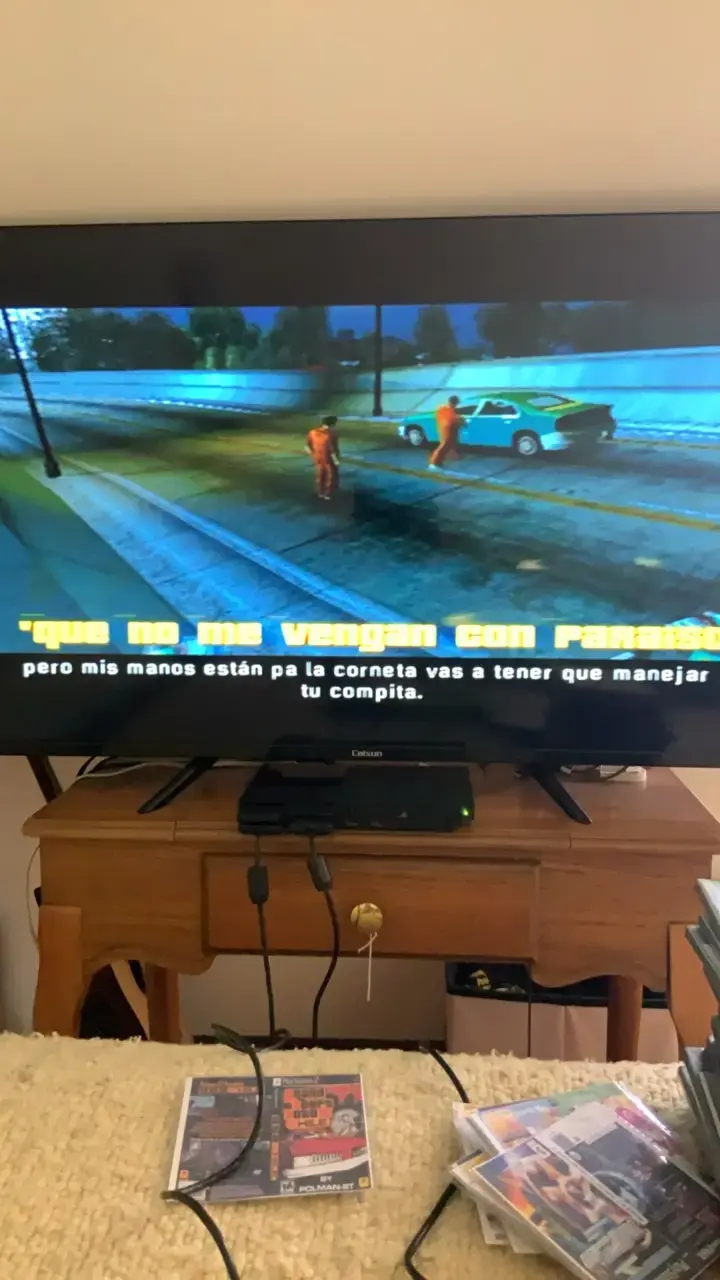 Consola PlayStation 2 con juegos y controles - 6