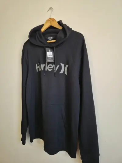 Polerón con capucha negro Hurley para hombre - miniatura 2