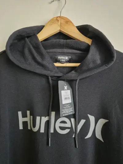 Polerón con capucha negro Hurley para hombre - miniatura 5