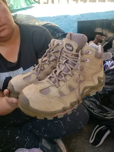 Botas de senderismo V-Flex color beige - miniatura 1