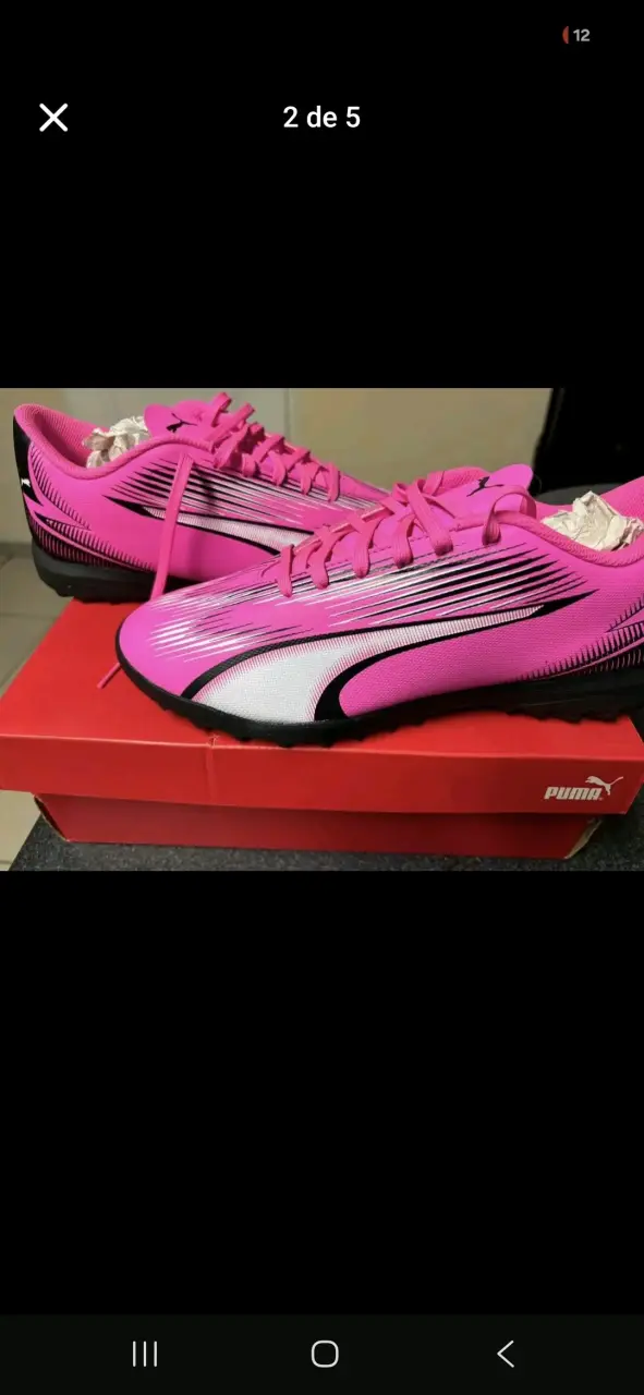 Zapatillas deportivas rosas Puma Ultra Play - 1