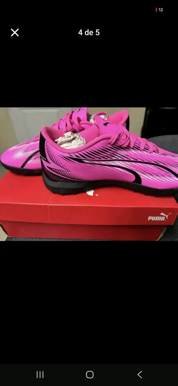 Zapatillas deportivas rosas Puma Ultra Play - 2
