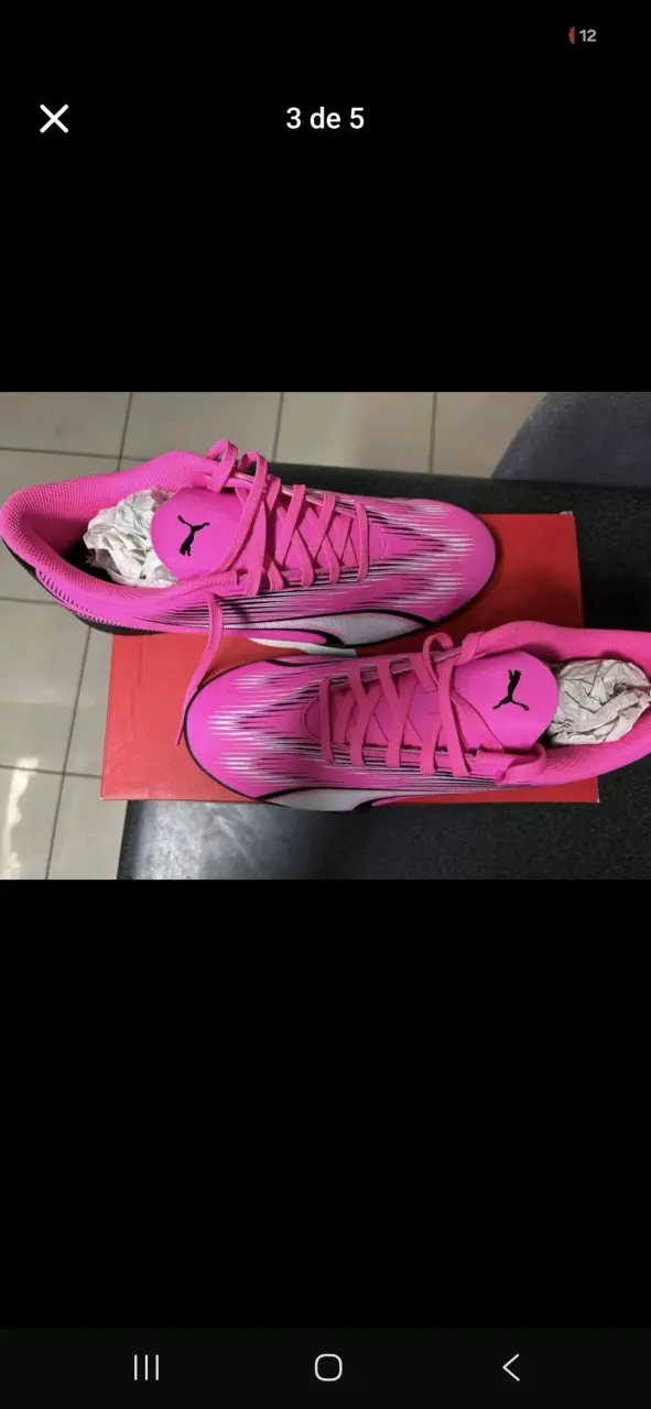 Zapatillas deportivas rosas Puma Ultra Play - 4