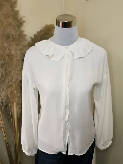 Blusa blanca con forro — Coconut (El Corte Inglés) - miniatura 1