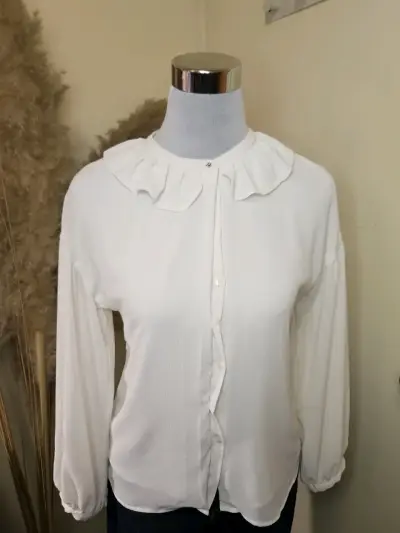 Blusa blanca con forro — Coconut (El Corte Inglés) - miniatura 2