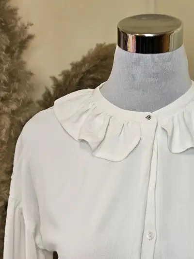 Blusa blanca con forro — Coconut (El Corte Inglés) - miniatura 6