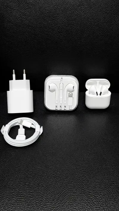 Pack Cargador Tipo C Lightning + Audifonos  Iphone - miniatura 2