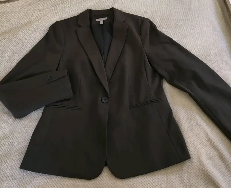 Blazer verde-negro elegante para mujer - 2