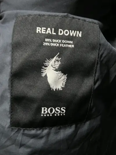 Chaqueta de plumas azul Boss para hombre - miniatura 3