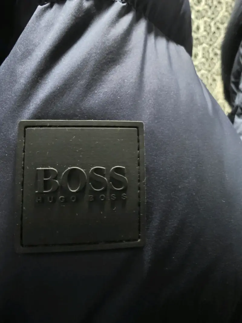 Chaqueta de plumas azul Boss para hombre - 6